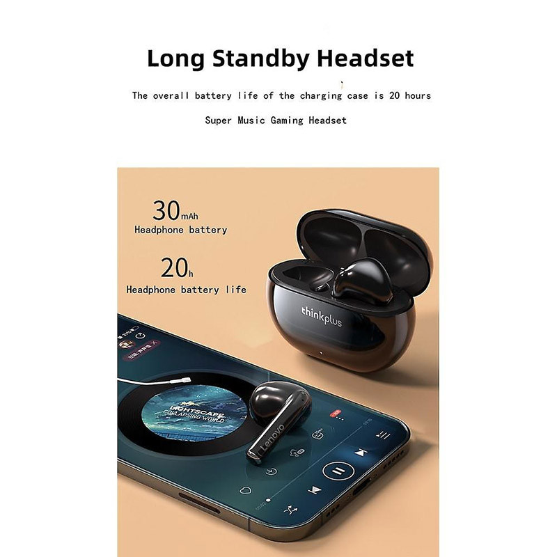 هندزفری بلوتوثی لنوو مدل Thinkplus Live Pods XT93