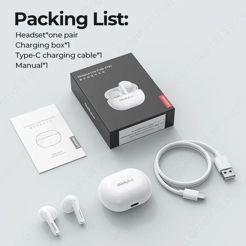 هندزفری بلوتوثی لنوو مدل Thinkplus Live Pods XT93