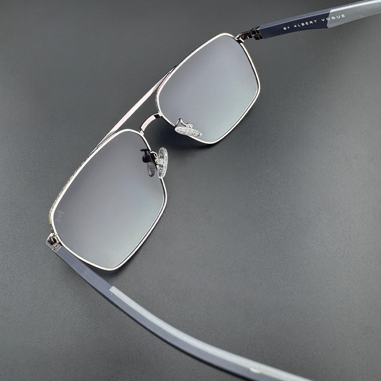 عینک آفتابی خلبانی مردانه آلبرت وگ مدل 6307C98P87 Polarized Albert Vogue