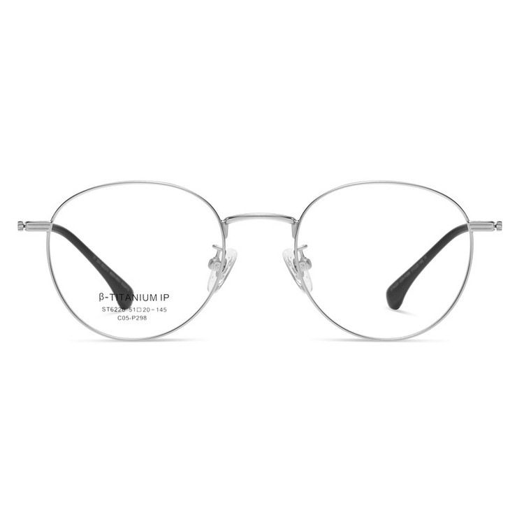 فریم عینک طبی گرد مدل ST6220C05-P298 مناسب برای انواع فرم صورت