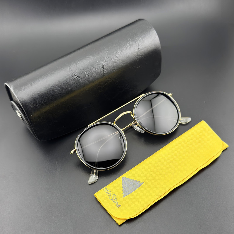 عینک آفتابی گرد مدل 0915 Amber Obsidian
