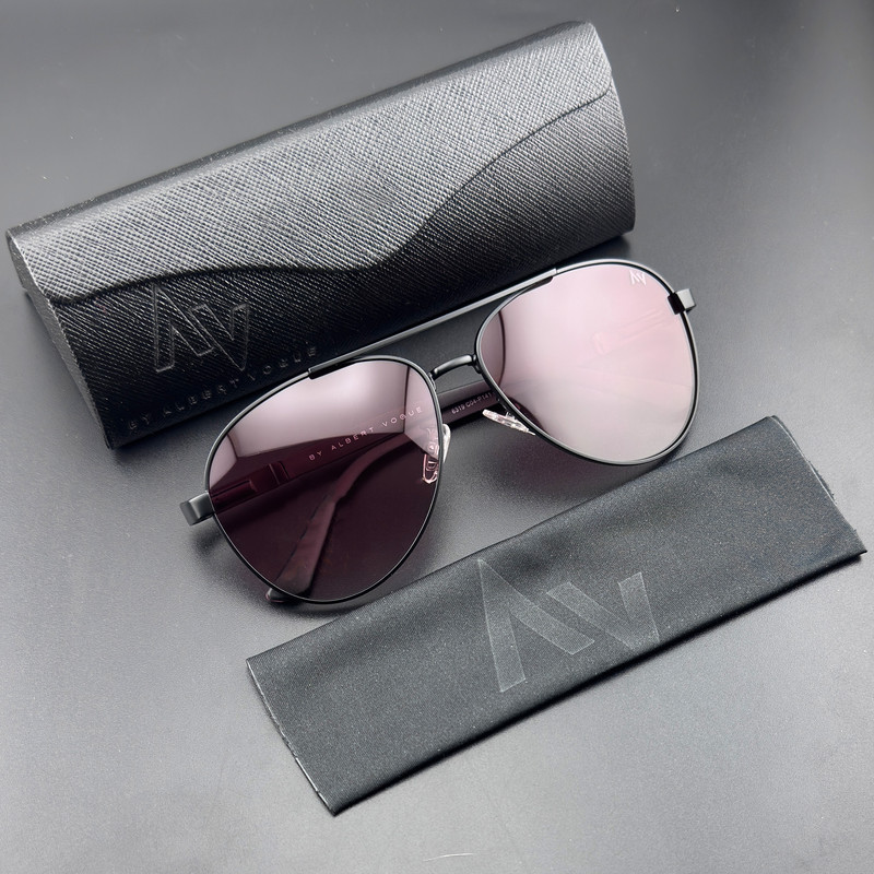 عینک آفتابی مردانه خلبانی آلبرت وگ مدل 6319C04-P141 Polarized Avantgarde Visionary