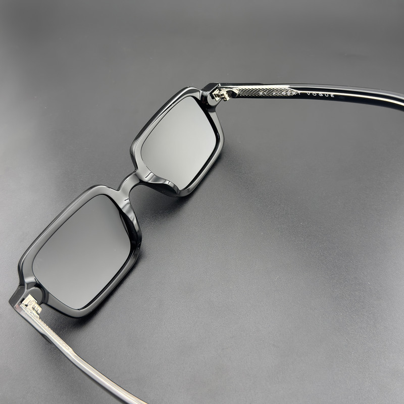 عینک آفتابی مستطیلی آلبرت وگ مدل S32130C1 Acetate Avantgarde Visionary