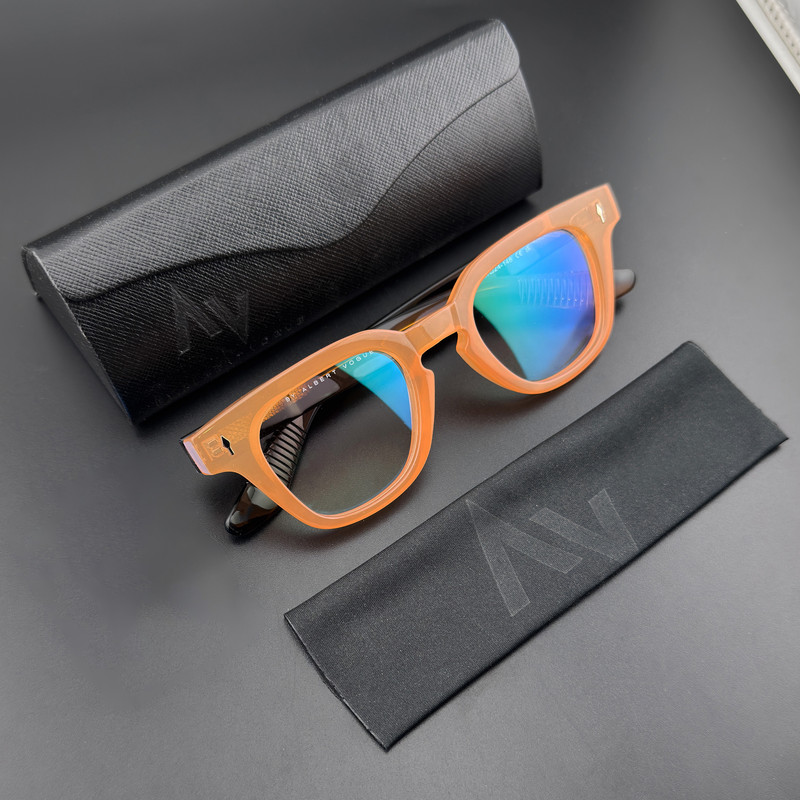عینک محافظ چشم آلبرت وگ مدل S31110C3-1 Acetate Blue Control