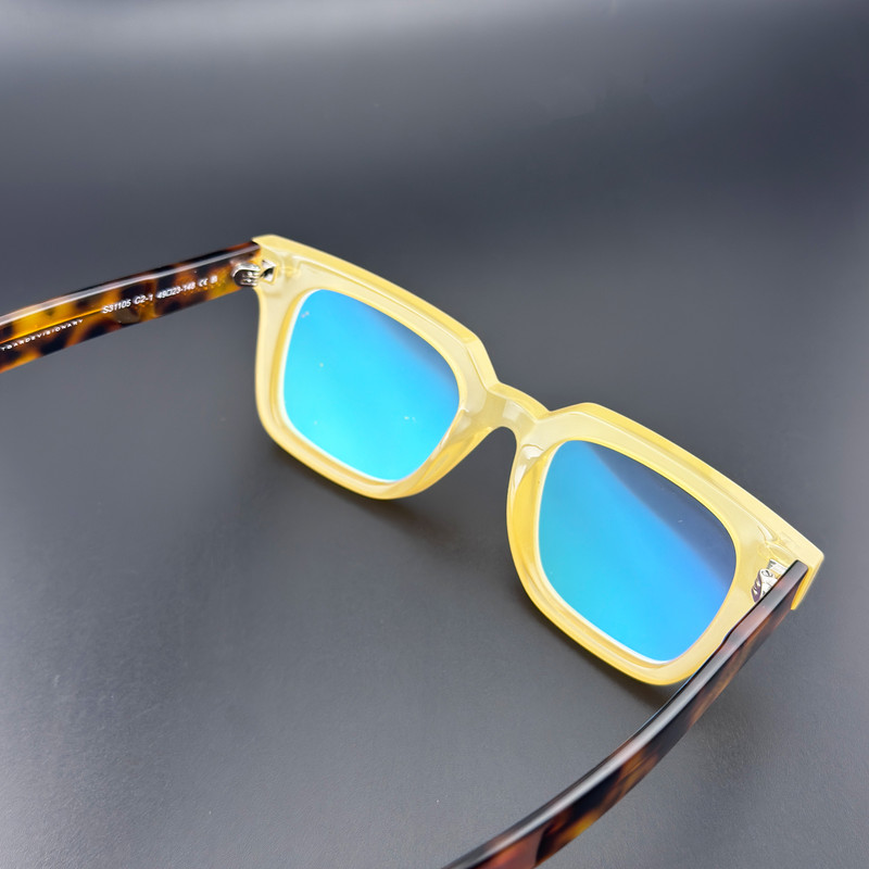 عینک محافظ چشم آلبرت وگ مدل S31105C2-1 Acetate Anti Blue Light