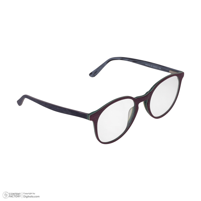 فریم عینک طبی مدل M5318C4 Acetate Wooden Pattern