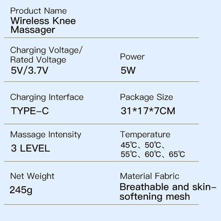 ماساژور زانو مدل MDHL-MD-072 مجموعه 2 عددی
