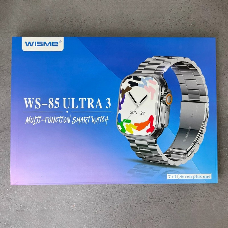 ساعت هوشمند 2.02 اینچی ویسمی مدل WS-85ULTRA3 با 7 عدد بند