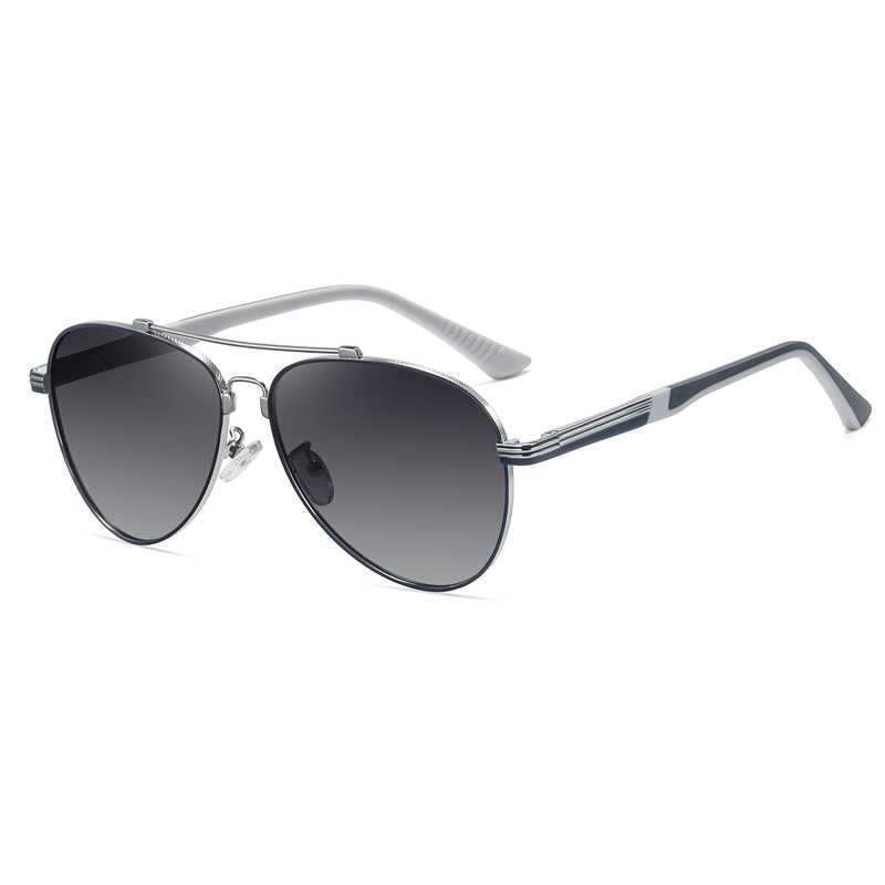 عینک آفتابی خلبانی پلاریزه آلبرت وگ مدل JS8528C05-P120 Polarized Flex