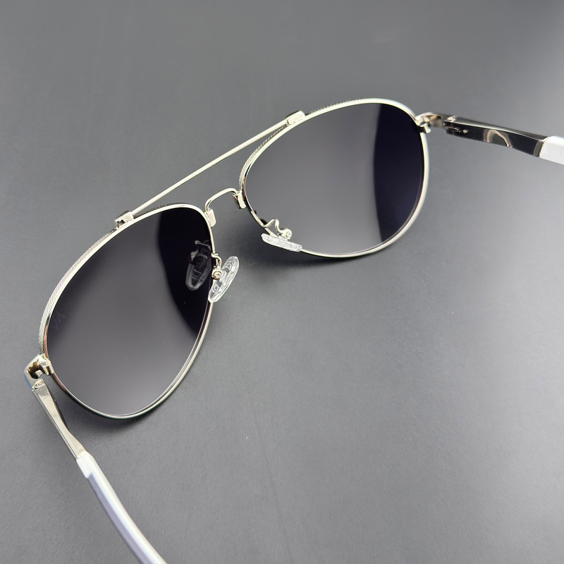 عینک آفتابی خلبانی پلاریزه آلبرت وگ مدل JS8528C05-P120 Polarized Flex