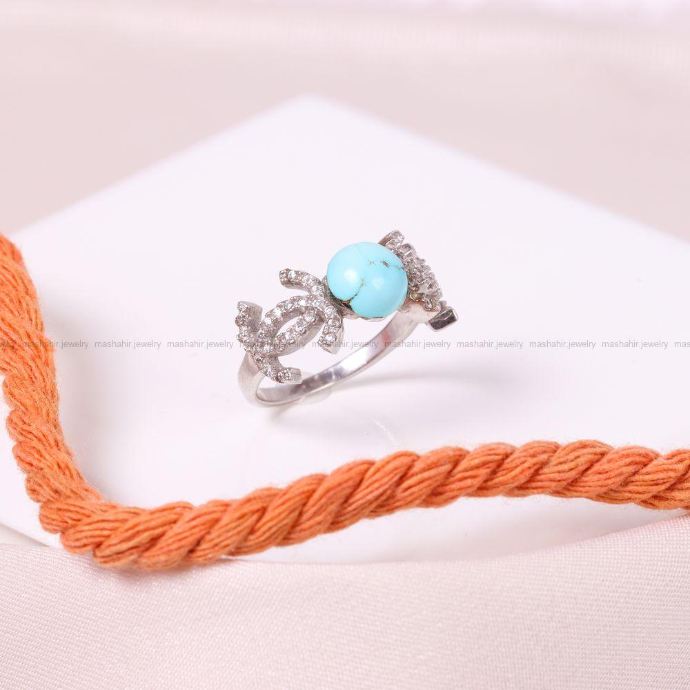انگشتر فیروزه شجری زنانه کد 8746