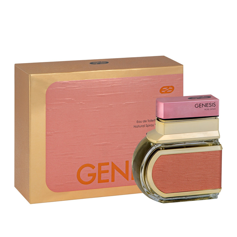 ادو تویلت زنانه عماد آرا مدل Genesis Rose Gold حجم 100 میلی لیتر