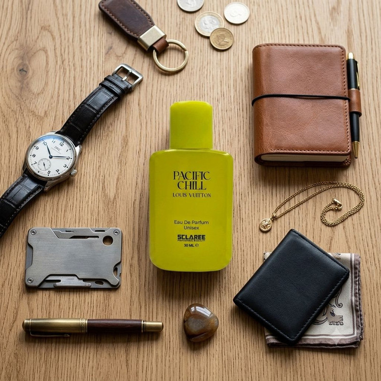 عطر جیبی اسکلاره مدل Pacific Chill Professional Louis با رایحه شیرین و میوه ای حجم 30 میلیلیتر