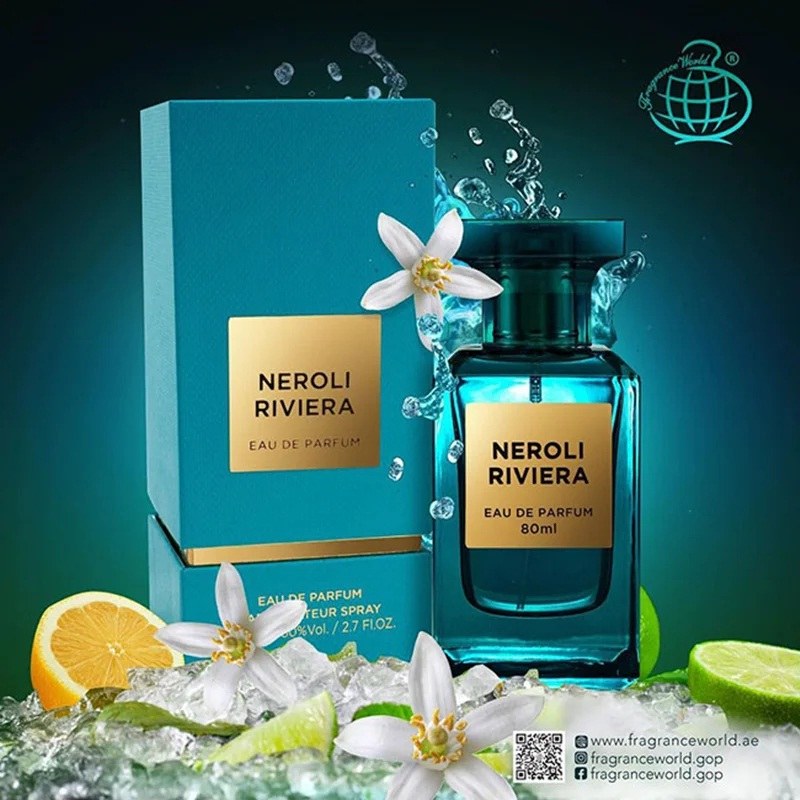 عطر فراگرانس ورد نرولی ریویرا  Fragrance World Neroli Riviera